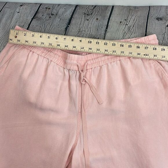 Lane Bryant Linen Ruffle-Hem Crop Pants size 18/20 - Picture 10 of 13